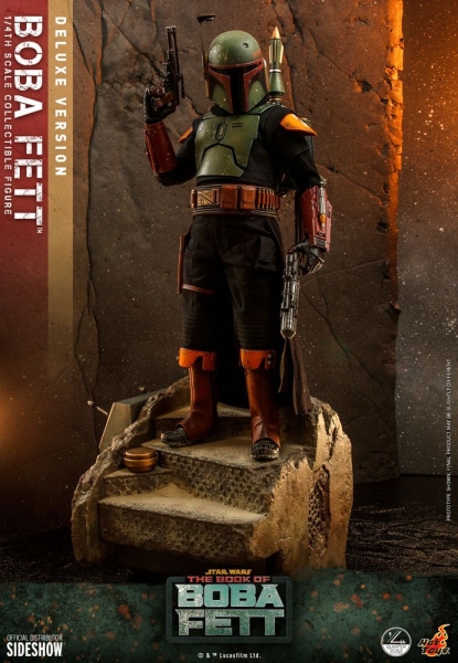 |HOT TOYS - Star Wars - The Book of Boba Fett - 1/4 - Boba Fett - Deluxe Version