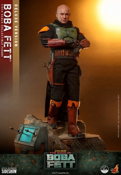 |HOT TOYS - Star Wars - The Book of Boba Fett - 1/4 - Boba Fett - Deluxe Version