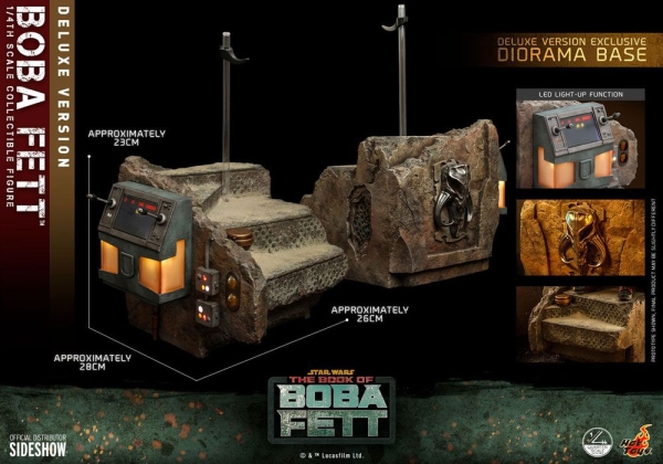 |HOT TOYS - Star Wars - The Book of Boba Fett - 1/4 - Boba Fett - Deluxe Version