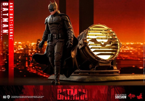 |HOT TOYS - The Batman - 1/6 - Batman - DELUXE with Bat-Signal