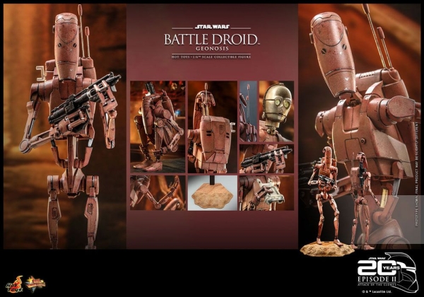 |HOT TOYS - Star Wars - 1/6 - Battle Droid - Geonosis