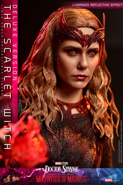 |HOT TOYS - Doctor Strange in the Multiverse of Madness - 1/6 -The Scarlet Witch - Deluxe Version