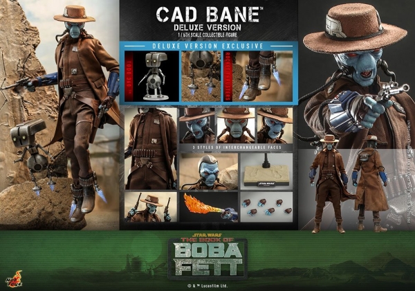 |HOT TOYS - Star Wars - The Book of Boba Fett - 1/6 - Cad Bane - Deluxe Version