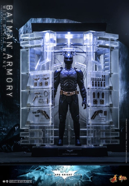 |HOT TOYS - The Dark Knight Rises - 1/6 - Batman Armory with Bruce Wayne