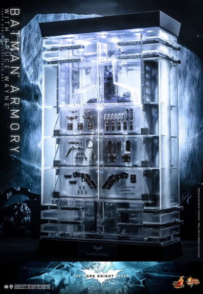 |HOT TOYS - The Dark Knight Rises - 1/6 - Batman Armory with Bruce Wayne