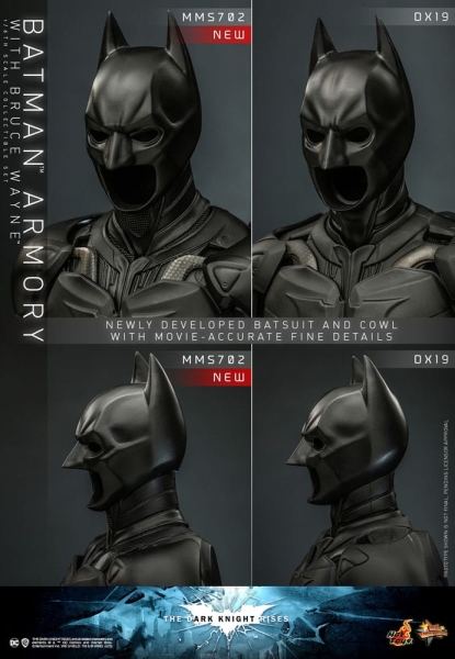 |HOT TOYS - The Dark Knight Rises - 1/6 - Batman Armory with Bruce Wayne