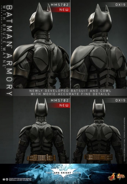 |HOT TOYS - The Dark Knight Rises - 1/6 - Batman Armory with Bruce Wayne