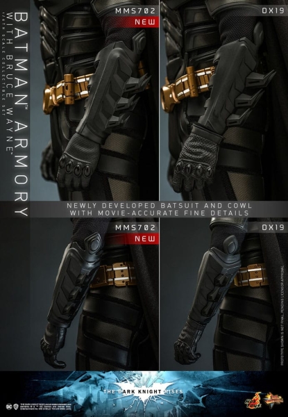 |HOT TOYS - The Dark Knight Rises - 1/6 - Batman Armory with Bruce Wayne