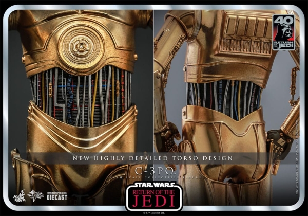 |HOT TOYS - Star Wars - Episode VI - 40th Anniversary - 1/6 - C-3PO