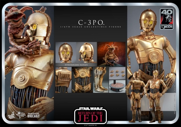 |HOT TOYS - Star Wars - Episode VI - 40th Anniversary - 1/6 - C-3PO