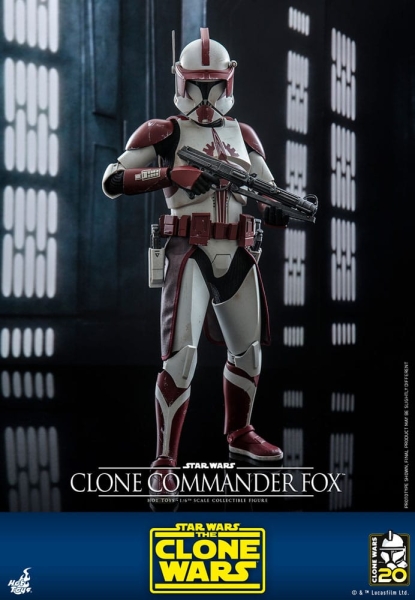 |HOT TOYS - Star Wars - The Clone Wars - 1/6 - Clone Commander Fox