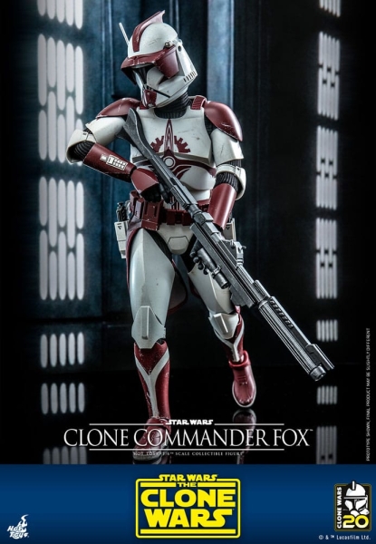 |HOT TOYS - Star Wars - The Clone Wars - 1/6 - Clone Commander Fox