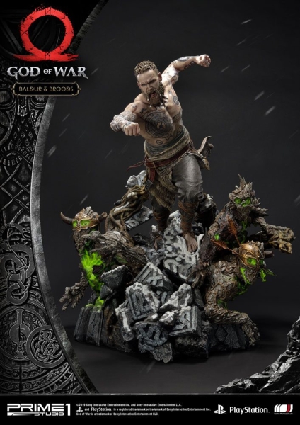 God of War (2018) Statue Baldur & Broods