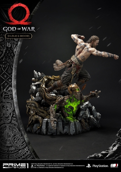 God of War (2018) Statue Baldur & Broods