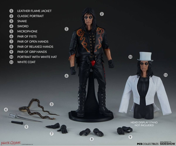 Alice Cooper 1/6 Action Figure 30 cm