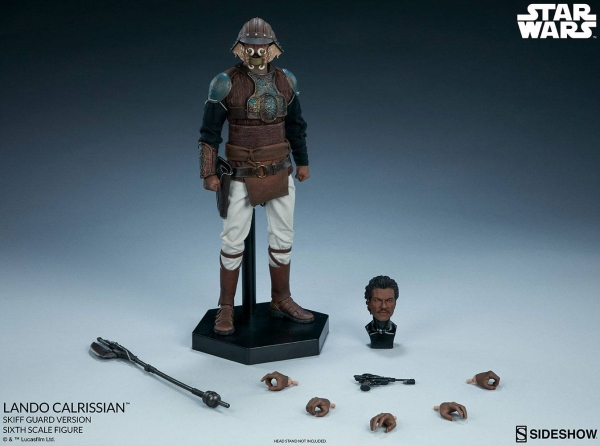 | SIDESHOW  Star Wars Episode VI Actionfigur 1/6 Lando Calrissian Skiff Guard Version