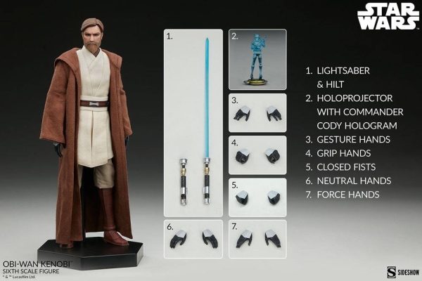 |SIDESHOW - Star Wars - The Clone Wars - Obi-Wan Kenobi