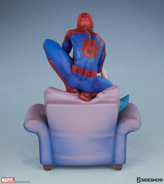 SIDESHOW | Marvel Maquette Spider-Man & Mary Jane by J. Scott Campbell 32 cm