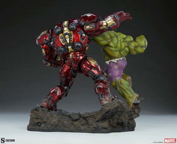 |SIDESHOW - Marvel Maquette - Hulk vs Hulkbuster