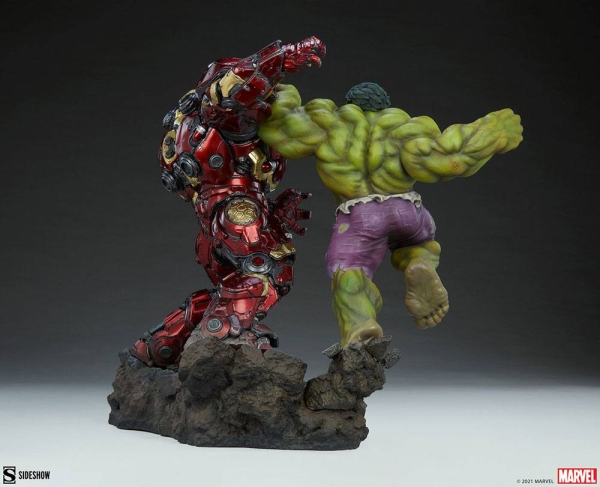 |SIDESHOW - Marvel Maquette - Hulk vs Hulkbuster