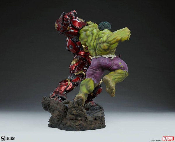 |SIDESHOW - Marvel Maquette - Hulk vs Hulkbuster
