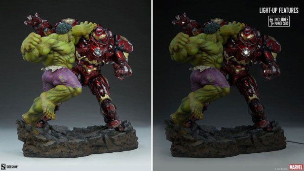 |SIDESHOW - Marvel Maquette - Hulk vs Hulkbuster
