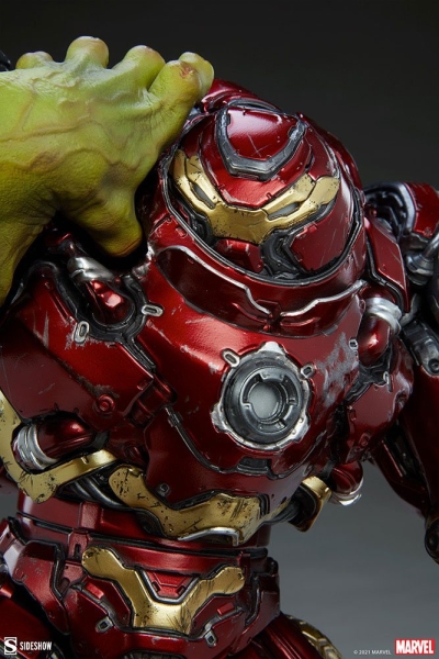 |SIDESHOW - Marvel Maquette - Hulk vs Hulkbuster