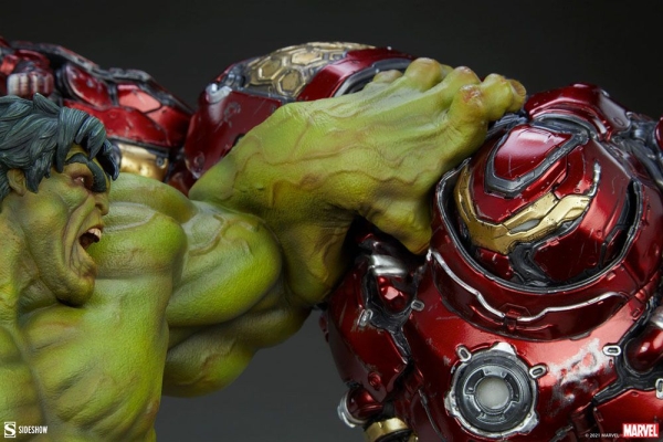 |SIDESHOW - Marvel Maquette - Hulk vs Hulkbuster