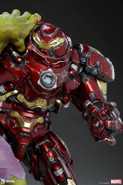 |SIDESHOW - Marvel Maquette - Hulk vs Hulkbuster