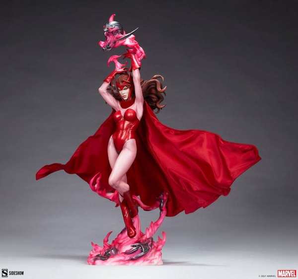 |SIDESHOW - Scarlet Witch - Marvel Premium Format Statue