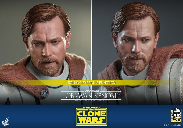 |HOT TOYS - Star Wars - The Clone Wars - 1/6 - Obi-Wan Kenobi